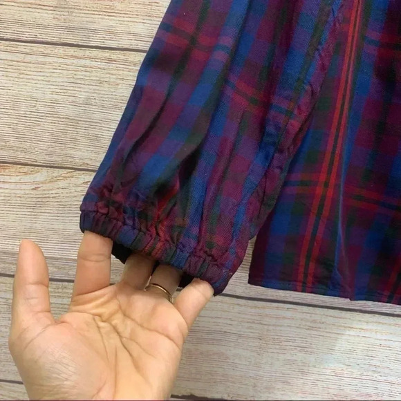 Cabi Caroling Shirt Button Front Check Plaid # 4070 - Picture 9 of 12